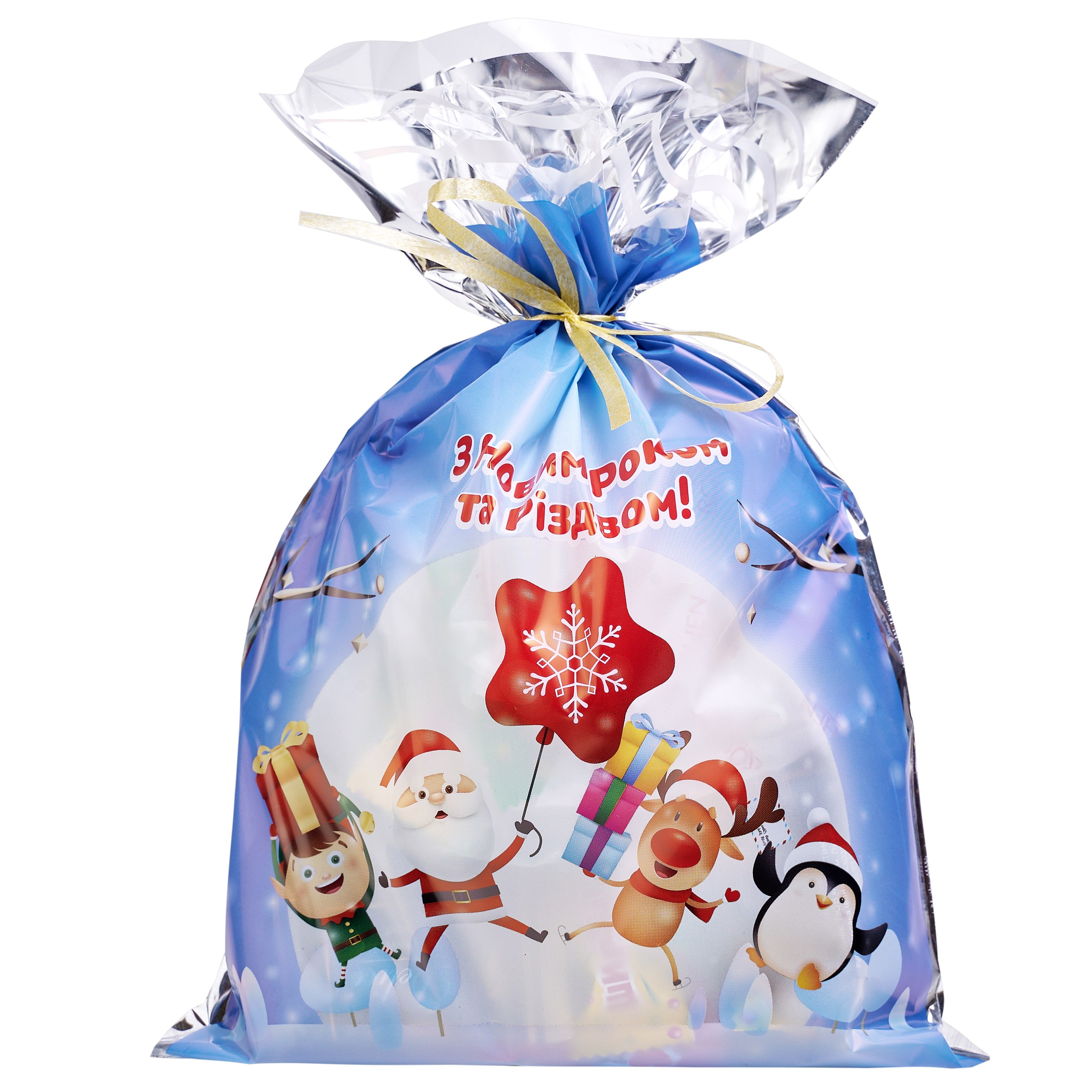 Солодкий новорічний подарунок №13 (ПАКЕТ), СВІТС ПЛЮС, 500 грам.